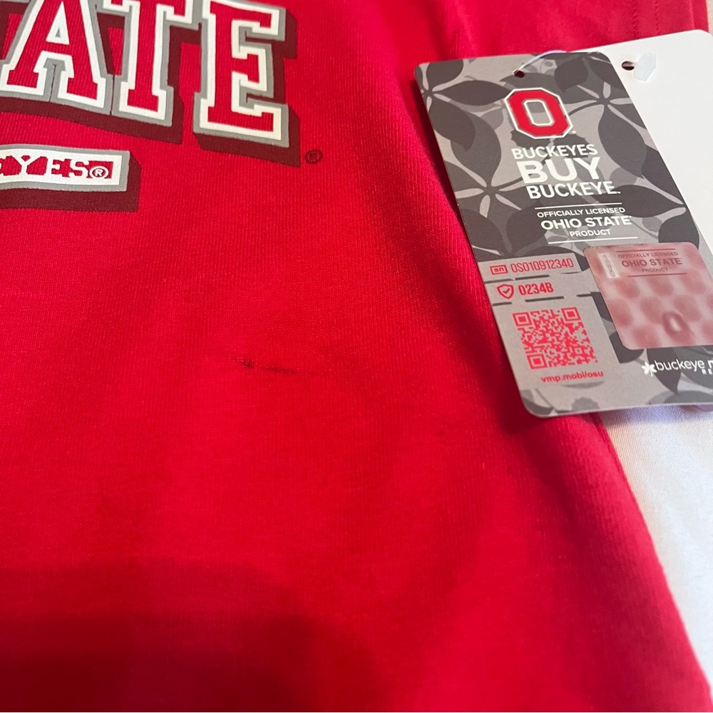 Ohio State OSU Buckeyes Boys XS College Short Sleeve Shirt - Picture 2 of 5